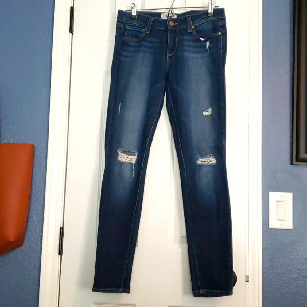 Paige Distressed Jeans Size 27